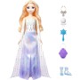 Mattel HTG25 Disney Frozen Elsa Spin & Reveal bambola con 11 sorprese da scoprire