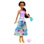 Mattel HXC23 Disney Princess Spin & Reveal Jasmine con 10 accessori a sorpresa