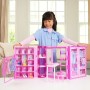 Mattel HXD58 Barbie Armadio dei sogni richiudibile e trasportabile con bambola e accessori