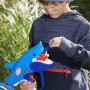 Hasbro F8645 Nerf Junior Wild Sharkfire, blaster a dardi facile da usare