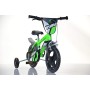 Dino Bikes 412UL-R88 Bicicletta 12 Pollici bambini e ragazzi verde/nero