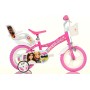 DINO BIKES 612GL-02BA Bicicletta Barbie 12 Pollici adatta a bambine di altezza tra87 e110cm