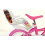 DINO BIKES 612GL-02BA Bicicletta Barbie 12 Pollici adatta a bambine di altezza tra87 e110cm