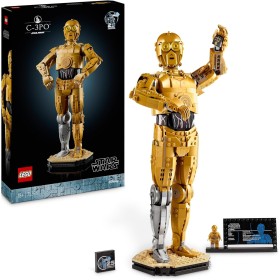 LEGO Star Wars 75398 C-3PO Droide da Costruire Personaggio da Collezione