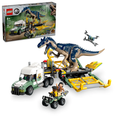 Lego Jurassic World 76966 Missione dinosauro: camion di trasporto dell’allosauro