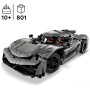 LEGO Technic 42173 Hypercar Koenigsegg Jesko Absolut Grigia Modellino di Auto da Costruire