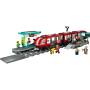 Lego City 60423 Tram e fermata del tram Veicolo con porte Apribili 6 Minifigure e un cane