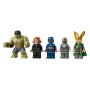 LEGO Marvel 76290 Avengers vs. Leviathan con Personaggio di Hulk e Minifigure di Capitan America Loki e Vedova Nera