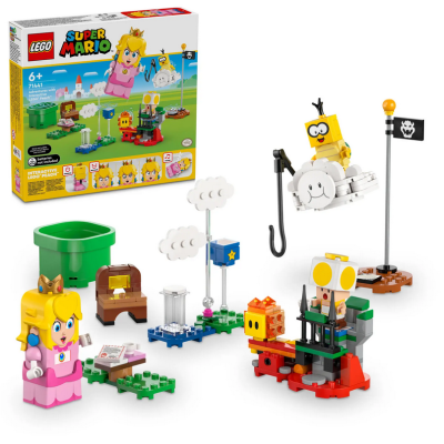 LEGO Super Mario 71441 Avventure Peach Interattiva con 4 Personaggi tra cui la Principessa e un Toad Giallo