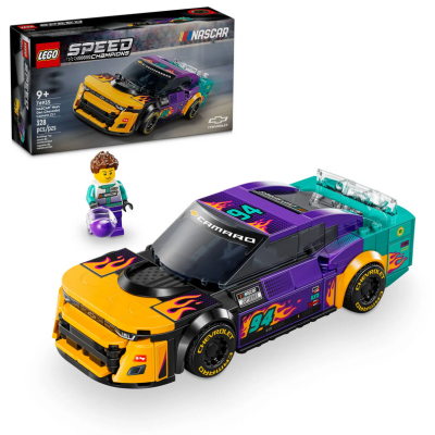 LEGO Speed Champions 76935 NASCAR Next Gen Chevrolet Camaro ZL1 Modellino di Auto con Minifigure del Pilota