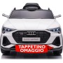 Auto Macchina Elettrica per Bambini 12V AUDI e-tron Sportback con Telecomando Sedile in Pelle Tappetini Omaggio