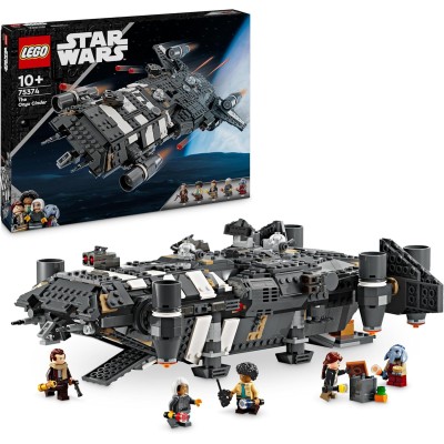 75374 LEGO Star Wars Onyx Cinder, Astronave Giocattolo da Costruire dalla Serie TV Skeleton Crew