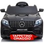 Macchina Elettrica per Bambini 12V Mercedes GLC 63S con Sedile in Pelle Telecomando e Tappetini in Omaggio