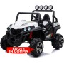 Auto Elettrica Macchina per Bambini Fuoristrada 2 Posti Maxi Buggy 24V con Ruote in Gomma e Telecomando