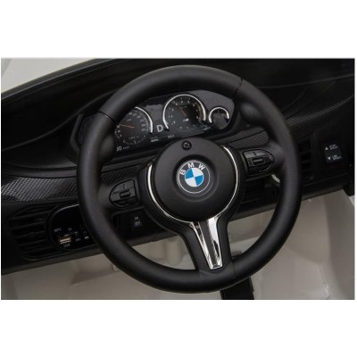Macchina Elettrica per Bambini BMW X6M 12V Licenza Ufficiale con Telecomando, Sedile in Pelle, Ruote in Gomma e Porte Apribili