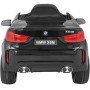 Auto Macchina Elettrica per Bambini 12V BMW X6M con Sedile in Pelle, Ruote in Gomma Telecomando Porte Apribili, Full Optional