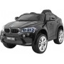 Auto Macchina Elettrica per Bambini 12V BMW X6M con Sedile in Pelle, Ruote in Gomma Telecomando Porte Apribili, Full Optional