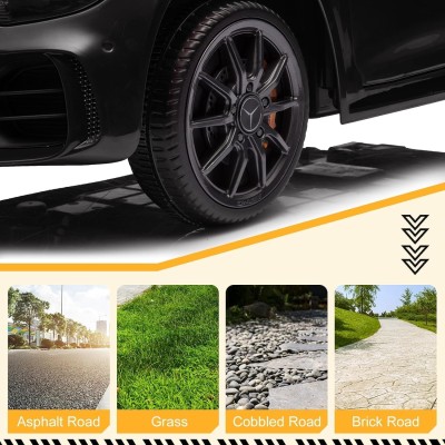 Modellino Auto TGRCM-CZ 1/32 AMG GT Vision, In Lega Di Zinco, Con Suono E Luci, Porte Apribili, Funzione A Strappo, Nero
