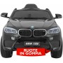 Auto Macchina Elettrica per Bambini 12V BMW X6M con Sedile in Pelle, Ruote in Gomma Telecomando Porte Apribili, Full Optional