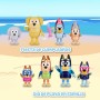 Giochi Preziosi BLY63100 Bluey Set Da 4 Personaggi Articolati con Accessori A Tema Beach