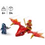 LEGO NINJAGO 71801 Attacco del Rising Dragon di Kai con Drago e 2 Minifigure Spada Ninja e Balestra