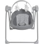 Chicco Relax&Play Altalena Elettrica da 0Mesi a 9Kg Regolabile e Dondolo Automatico Dark Grey