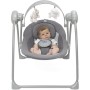 Chicco Relax&Play Altalena Elettrica da 0Mesi a 9Kg Regolabile e Dondolo Automatico Dark Grey