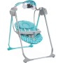 Chicco Polly Swing Up Altalena Elettrica da 0Mesi a 9Kg Regolabile e Dondolo con Telecomando Chiusura Compatta Azzurro