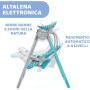 Chicco Polly Swing Up Altalena Elettrica da 0Mesi a 9Kg Regolabile e Dondolo con Telecomando Chiusura Compatta Azzurro