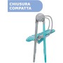 Chicco Polly Swing Up Altalena Elettrica da 0Mesi a 9Kg Regolabile e Dondolo con Telecomando Chiusura Compatta Azzurro