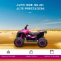 Quad Elettrico per Bambini 12V ATV - Quad per Bambini con Telecomando Doppio Motore Ammortizzatori Full Optional