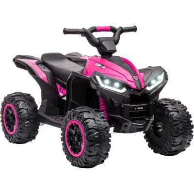 Quad Elettrico per Bambini 12V ATV - Quad per Bambini con Telecomando Doppio Motore Ammortizzatori Full Optional