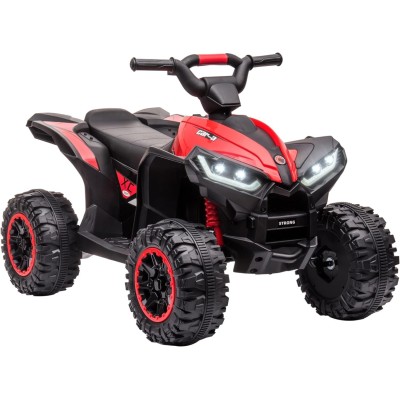 Quad Elettrico per Bambini 12V ATV - Quad per Bambini con Telecomando Doppio Motore Ammortizzatori Full Optional