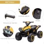 Quad Elettrico per Bambini 12V ATV - Quad per Bambini con Telecomando Doppio Motore Ammortizzatori Full Optional