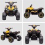 Quad Elettrico per Bambini 12V ATV - Quad per Bambini con Telecomando Doppio Motore Ammortizzatori Full Optional