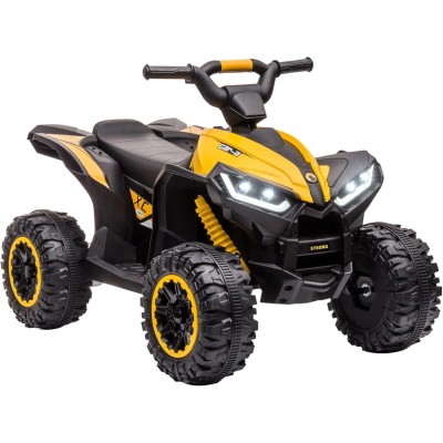 Quad Elettrico per Bambini 12V ATV - Quad per Bambini con Telecomando Doppio Motore Ammortizzatori Full Optional