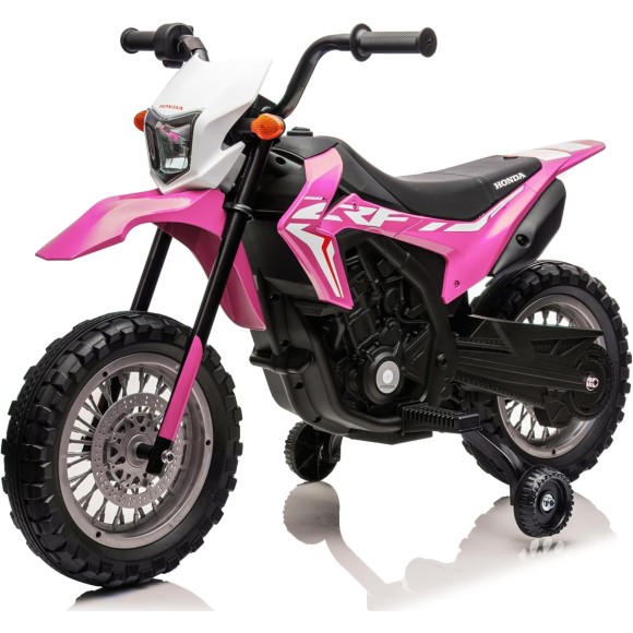 Moto Elettrica per bambini Super Cross Honda 12V CRF250L con licenza ufficiale