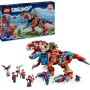 LEGO DREAMZzz 71484 Dinosauro Robot C-Rex di Cooper T.Rex Trasformabile in Pterodattilo Snodabile e 4 Minifigure