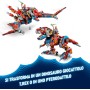 LEGO DREAMZzz 71484 Dinosauro Robot C-Rex di Cooper T.Rex Trasformabile in Pterodattilo Snodabile e 4 Minifigure