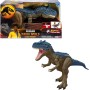 Mattel HRX53 Jurassic World: Teoria del Caos Allosauro Super Colossale Lungo 97 cm con Dorso Acuminato