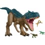 Mattel HRX53 Jurassic World: Teoria del Caos Allosauro Super Colossale Lungo 97 cm con Dorso Acuminato