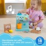 Fisher-Price HYT02 La Mia Prima Macchinetta del Caffè con pulsanti musica e suoni e 8 accessori inclusi