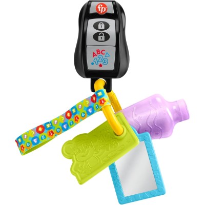 Fisher-Price HWY38 Ridi e Impara Chiavi Gioca e Vai Chiavi Musicali con dentaruolo e Specchio