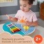 Fisher-Price HXT91 Tavolino Musicale in Legno set con tavolino e 2 bacchette per lo sviluppo delle capacità motorie e sensoriali