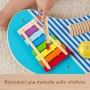 Fisher-Price HXT91 Tavolino Musicale in Legno set con tavolino e 2 bacchette per lo sviluppo delle capacità motorie e sensoriali