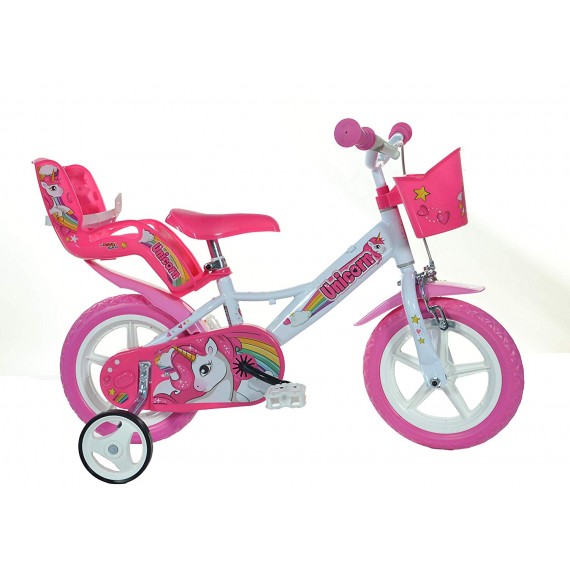 Bicicletta Per Bambine Unicorno 12"  124RL-UN Bicicletta Per Bambine Unicorno 12"  124RL-UN