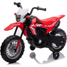 Moto Elettrica per bambini Super Cross Honda CRF250L con licenza ufficiale - Moto da Cross con Rotelle Luci e Suoni integrati 6V Moto Elettrica per bambini Super Cross Honda CRF250L con licenza ufficiale - Moto da Cross con Rotelle Luci e Suoni integrati 6V