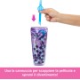 Mattel HTJ19 Barbie Pop Reveal Serie Bubble Tea Taro Milk profumata con cucciolo e 8 accessori a sorpresa cambia colore