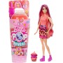 Mattel HTJ22 Barbie Pop Reveal Serie Bubble Tea Mango Mochi profumata cambia colore con cucciolo e 8 accessori a sorpresa