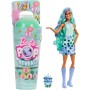 Mattel HTJ21 Barbie Pop Reveal Serie Bubble Tea Green Tea profumata cambia colore con cucciolo e 8 accessori a sorpresa